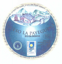 QUESO LA PAYEGUINA ECOLOGICO