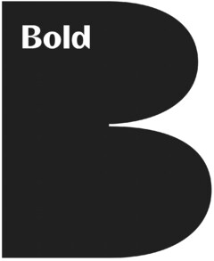 Bold B