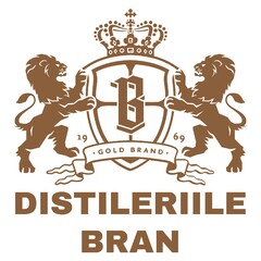 19 B GOLD BRAND . 69 DISTILERIILE BRAN