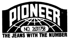 PIONEER NO. 26311758 THE JEANS WITH THE NUMBER