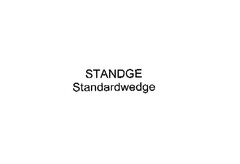 STANDGE Standardwedge