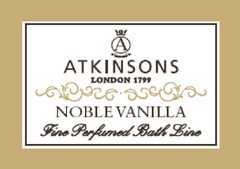 A ATKINSONS LONDON 1799 NOBLE VANILLA Fine Perfumed Bath Line