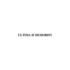ULTIMA II MEMORIST