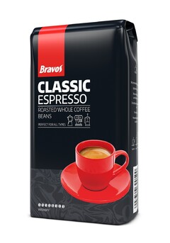 Bravos - Classic Espresso - roasted whole coffee beans