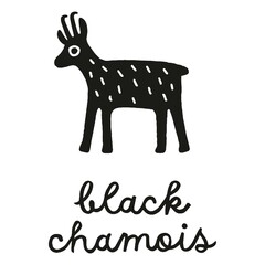 BLACK CHAMOIS