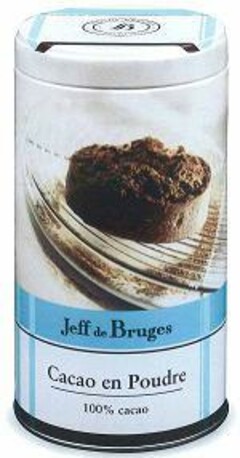Jeff de Bruges Cacao en Poudre 100% cacao