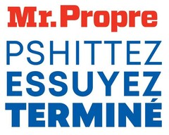 Mr. Propre PSHITTEZ ESSUYEZ TERMINÉ