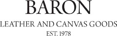BARON LEATHER AND CANVAS GOODS EST.1978
