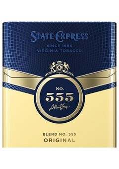 STATE EXPRESS SINCE 1896 SE SEMPER FIDELIS NO. 555 Albert Levy BLEND NO. 555 ORIGINAL