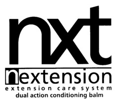 nxt nextension extension care system dual action conditioning balm