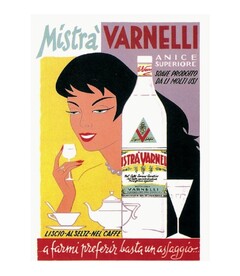 Mistrà VARNELLI ANICE SUPERIORE SOAVE PRODOTTO DA LI MOLTI USI DISTILLERIA VARNELLI LISCIO-AL SELTZ- NEL CAFFE a farmi preferir basta un assaggio