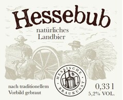 Hessebub natürliches Landbier nach traditionellem Vorbild gebraut HESSISCHE BRAUKUNST