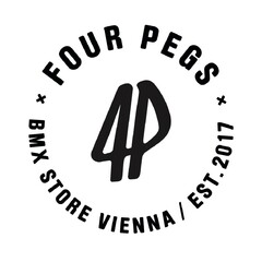 x FOUR PEGS x BMX STORE VIENNA / EST. 2017