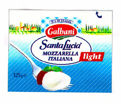 Nº1 IN ITALIA Galbani Santa Lucia MOZZARELLA ITALIANA light
