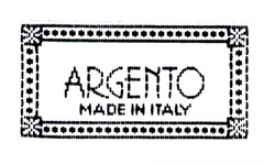 ARGENTO MADE IN ITALY