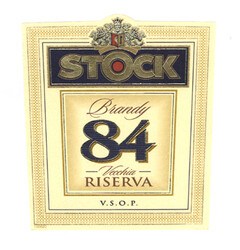 STOCK Brandy 84 Vecchia RISERVA V.S.O.P.