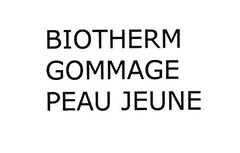 BIOTHERM GOMMAGE PEAU JEUNE