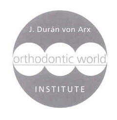 J. Durán von Arx orthodontic world INSTITUTE