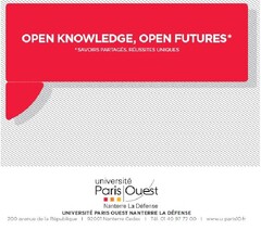 Open knowledge, Open futures