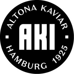 AKI ALTONA KAVIAR HAMBURG 1925