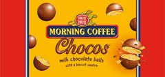 FROU FROU MORNING COFFEE Chocos milk chocolate balls with a biscuit centre