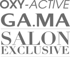 OXY - ACTIVE GA.MA SALON EXCLUSIVE