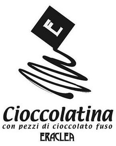 Cioccolatina con pezzi di cioccolato fuso ERACLEA