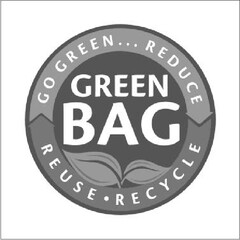 GREEN BAG GO GREEN REDUCE REUSE RECYCLE