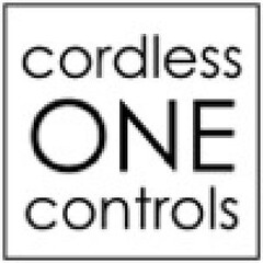 CORDLESS ONE CONTROLS