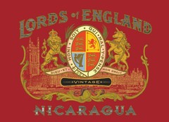 LORDS OF ENGLAND NICARAGUA VINTAGE HONI SOIT QUI MAL Y PENSE DIEU ET MON DROIT