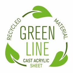 GREEN LINE RECYCLED MATERIAL CAST ACRYLIC SHEET