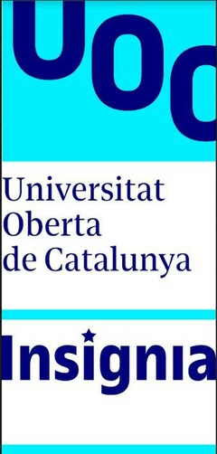 UOC UNIVERSITAT OBERTA DE CATALUNYA INSIGNIA