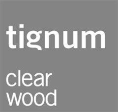 tignum clear wood