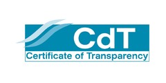 CDT CERTIFICATE OF TRANSPARENCY