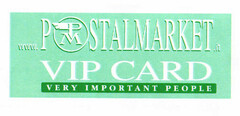 www. POSTALMARKET. it VIP CARD VERY IMPORTANT PEOPLE