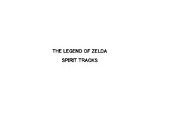 THE LEGEND OF ZELDA SPIRIT TRACKS