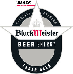 BLACK ENERGY ORIGINAL PREMIUM BlackMeister BEER ENERGY LAGER BEER