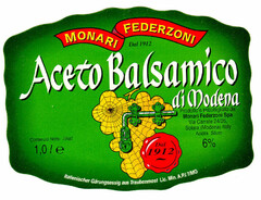 MONARI FEDERZONI Aceto Balsamico di Modena