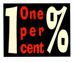1 % One per cent