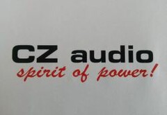 CZ audio spirit of power!