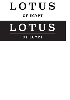 LOTUS OF EGYPT