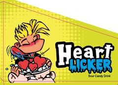 Heart  Licker sour candy drink