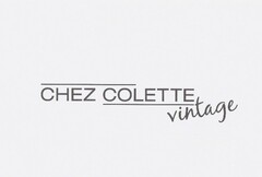 CHEZ COLETTE vintage