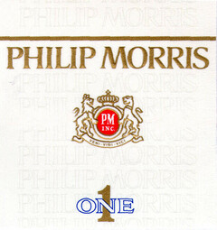 PHILIP MORRIS 1 ONE PM INC. VENI-VIDI-VICI