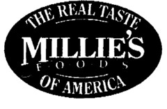 THE REAL TASTE MILLIE'S FOODS OF AMERICA