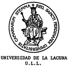 UNIVERSIDAD DE LA LAGUNA U.L.L. UNIVERSITATIS CANARIARUM STEMMA · REG. SANCTI FERDINANDI