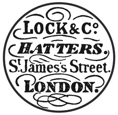 LOCK&Cº.HATTERS. James's Street. LONDON.