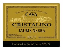 CAVA CRISTALINO JAUME SERRA BRUT Produced by Jaume Serra, SPAIN