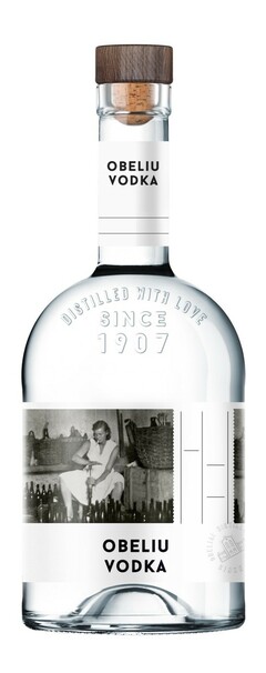 OBELIU VODKA DISTILLED WITH LOVE SINCE 1907