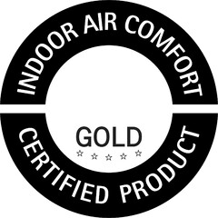 INDOOR AIR COMFORT GOLD CERTIFIED PRODUCT